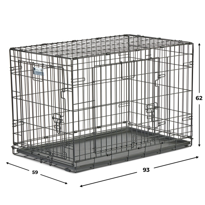 MidWest Contour клетка для собак 93х60х62 см, 2 двери