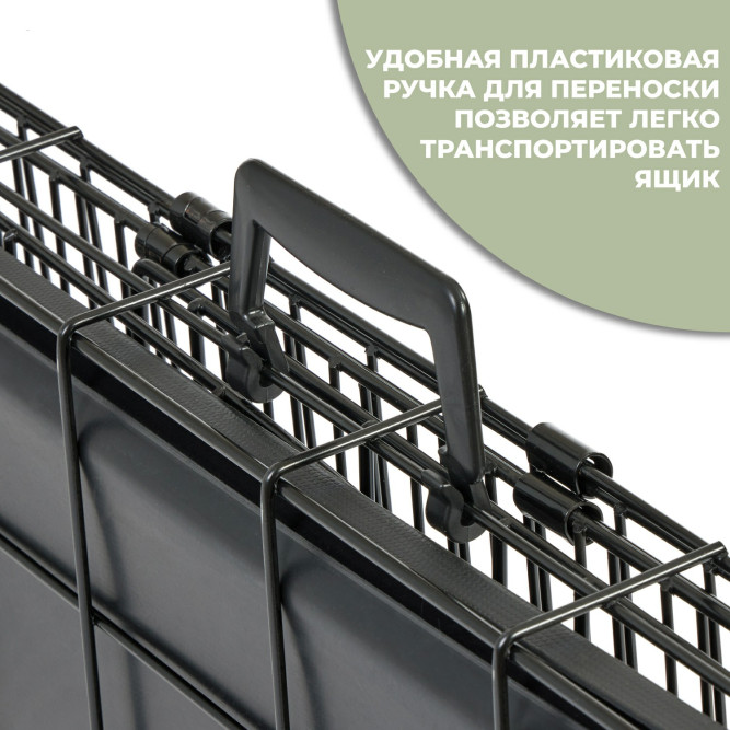 MidWest Contour клетка для собак 93х60х62 см, 2 двери