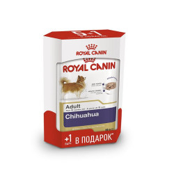 Royal Canin Chihuahua Adult паштет для взрослых собак породы чихуахуа 5 шт + 1 шт в подарок - 85 г