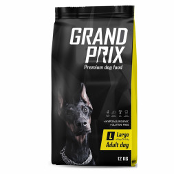Grand Prix Large Adult  Сухой корм для взрослых собак крупных пород с курицей - 12 кг