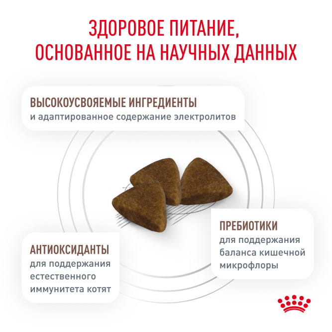 Royal Canin Gastrointestinal Kitten сухой диетический корм для котят от 2 до 10 месяцев, при нарушениях пищеварения - 400 г