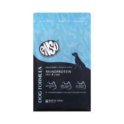 ENSO Dog Formula Monoprotein сухой корм для взрослых собак средних и крупных пород со свежей белой рыбой и добавлением брокколи - 10 кг