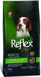 Reflex Plus Medium Large Breed Adult Dog Food Chicken сухой корм для собак средних и крупных пород, с курицей - 15 кг