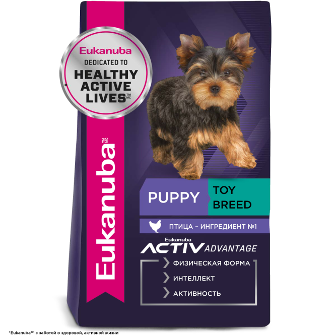 Сухой корм Eukanuba Puppy Toy Breed для щенков миниатюрных пород - 500 г