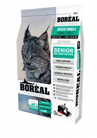Boreal Functional сухой корм для кошек пожилых и малоактивных всех пород с курицей - 2,26 кг