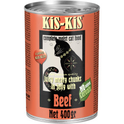KiS-KiS Canned Food Beef влажный корм для кошек с говядиной - 400 г