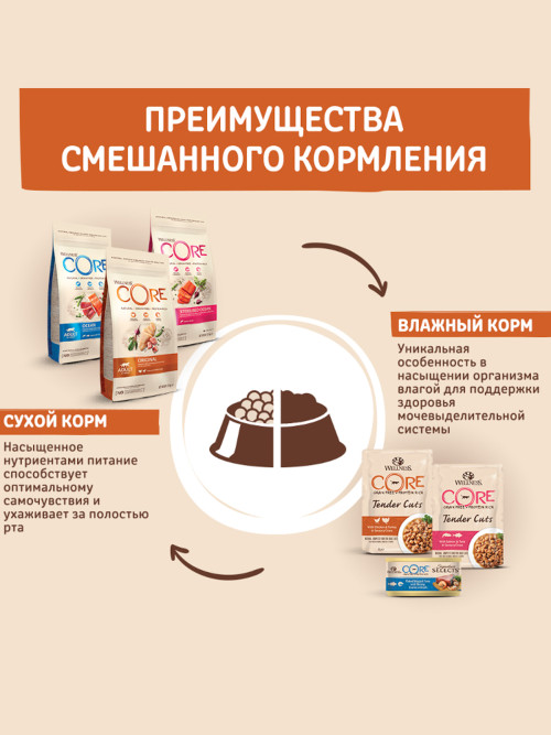 Wellness Core сухой корм для котят с индейкой 300 г