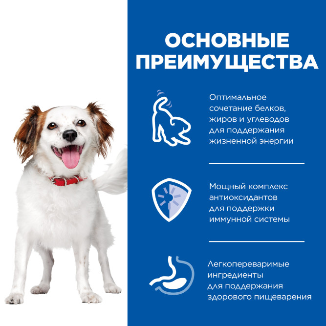 Hills Science Plan Small&amp;Mini влажный корм для взрослых собак мелких пород, с говядиной, в консервах - 200 г x 6 шт