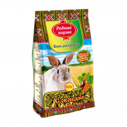 Родные Корма корм для кроликов с овощами - 900 г