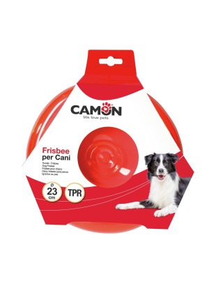 Camon игрушка для собак фрисби резиновый, диаметр 23 см