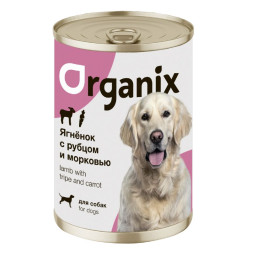 Organix консервы для собак с ягненком и рубцом и морковью - 400 г х 9 шт