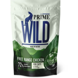 Prime Wild GF Free Range сухой корм для котят и кошек с курицей - 500 г