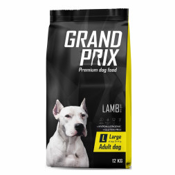 Grand Prix Large Adult Сухой корм для взрослых собак крупных пород с ягненком - 12 кг
