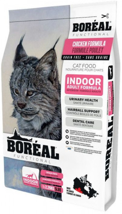 Boreal Functional сухой корм для кошек домашнего содержания всех пород с курицей - 2,26 кг