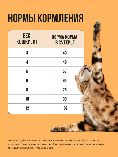 BOWL WOW сухой корм для взрослых кошек с чувствительным пищеварением с индейкой, курицей и тыквой - 1,5 кг