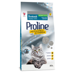 Proline Activated Carbon комкующийся наполнитель для кошачьего туалета, с активированным углем - 20 л (17 кг)