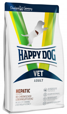Happy Dog Vet Diet Hepatic сухой корм для взрослых собак при заболеваниях печени - 1 кг