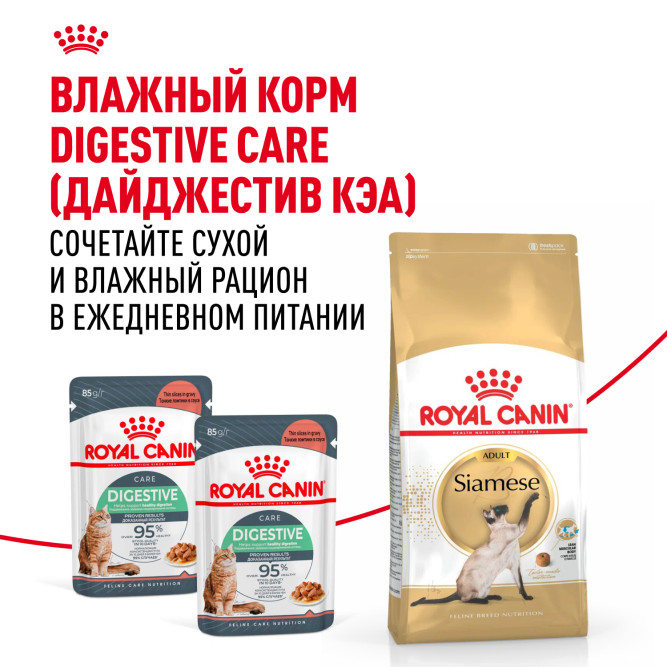 Royal Canin Siamese сухой корм для взрослых сиамских кошек - 400 г