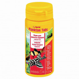 Sera Plankton Tabs Корм для сомов и донных рыб для лучшения окраски (130 таблеток) - 35 г