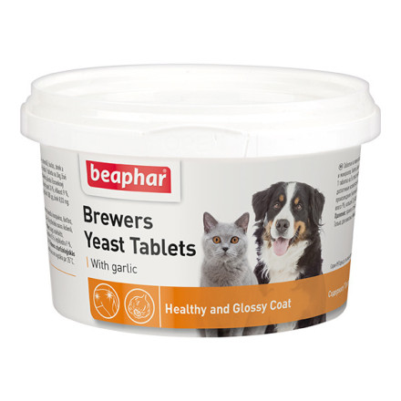 Beaphar Brewers витамины для собак и кошек с пивными дрожжами и чесноком - 250 таблеток