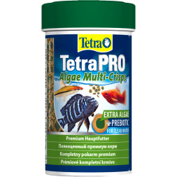 TetraPro Algae Multi-Crisps растительный корм для всех видов рыб в чипсах 500 мл