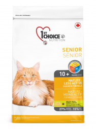 1st Choice Mature or Less Active сухой корм для стареющих и малоактивных кошек с цыпленком - 20 кг