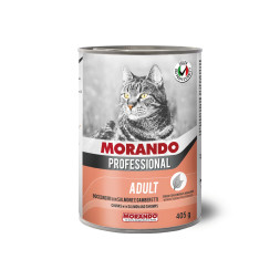 Morando Professional влажный корм для кошек, с креветками и лососем, в консервах - 405 г х 24 шт