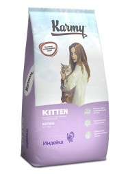 Karmy Kitten сухой корм для котят с индейкой - 10 кг