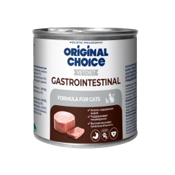 Original Choice Vetdiet Gastrointestinal влажный диетический корм для взрослых кошек с чувствительным пищеварением, в консервах - 240 г х 6 шт