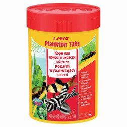 Sera Plankton Tabs Корм для сомов и донных рыб для лучшения окраски (275 таблеток) - 65 г