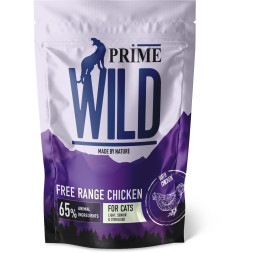 Prime Wild GF Free Range сухой корм для стерилизованных котят и кошек, контроль веса, с курицей - 500 г