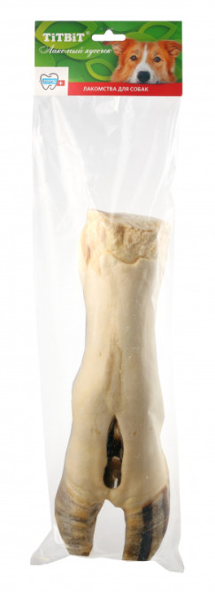 TiTBiT лакомство для собак нога говяжья малая - 737 г