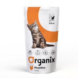 Organix Kitten Turkey сухой корм для котят, с индейкой - 0,8 кг
