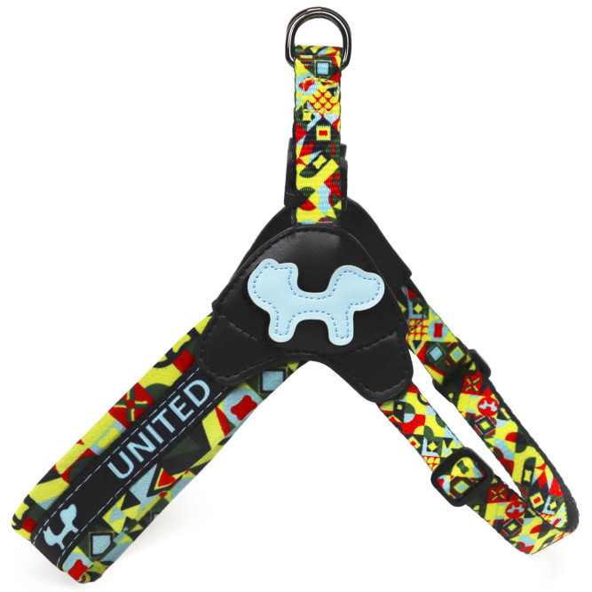 United Pets Complete me шлейка для собак, XXL 60 x 53-71 см, разноцветный рисунок