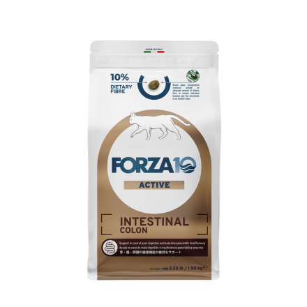 Forza10 Active Intestinal Colon сухой корм для взрослых кошек при хронических колитах - 1,5 кг