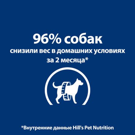 Hills Prescription Diet Metabolic диетический влажный корм для собак для коррекции веса, с курицей, в консервах - 370  г х 6 шт