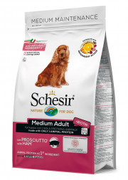 Schesir Dog Adult Medium сухой корм для взрослых собак средних пород с ветчиной - 3 кг