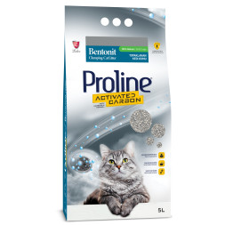 Proline Activated Carbon комкующийся наполнитель для кошачьего туалета, с активированным углем - 5 л (4,25 кг)