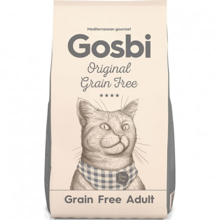 Gosbi Original Cat Grain Free сухой беззерновой корм для кошек с курицей Adult - 1 кг