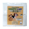 Изображение товара HOMEPET +VET Пеленки с суперабсорбентом для собак и кошек одноразовые, белые, 60 шт, 60х60 см
