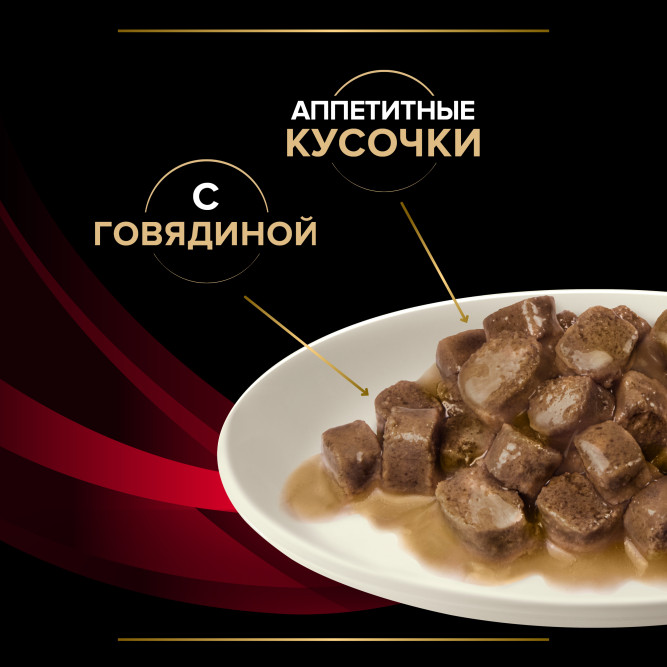 Purina Pro Plan Veterinary Diets DM St/Ox Diabetes Management влажный корм для взрослых кошек при диабете с говядиной в соусе, в паучах - 85 г х 10 шт