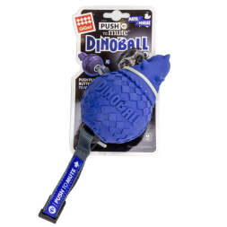 GiGwi DINOBALL PUSH TO MUTE игрушка для собак Динобол-Цератопс с отключаемой пищалкой, 13 см