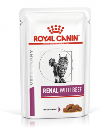 Royal Canin Renal для кошек с говядиной - 85 г