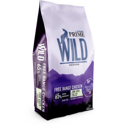 Prime Wild GF Free Range сухой корм для стерилизованных котят и кошек, контроль веса, с курицей - 2 кг