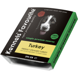 Kennels` Favourite 100% Turkey влажный корм для собак с индейкой - 395 г