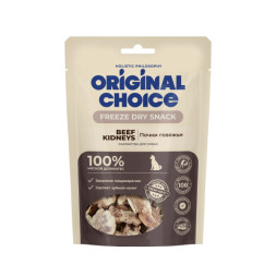 Original Choice сублимированное лакомство для собак почки говяжьи - 60 г
