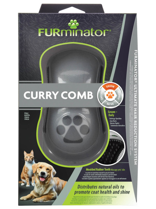 FURminator Curry Comb расческа резиновая, зубцы 5 мм