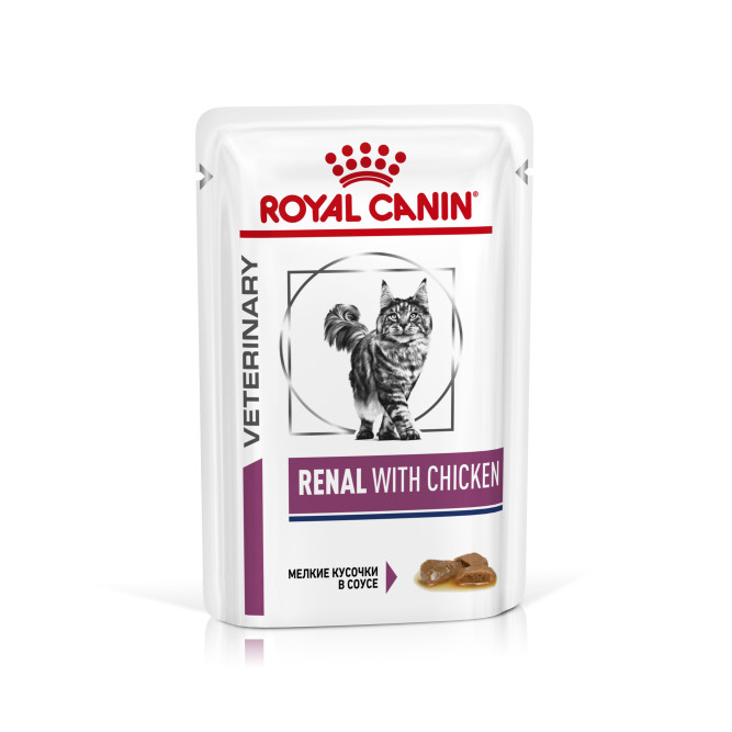Royal Canin Renal Feline Chicken для кошек с почечной недостаточностью с курицей - 85 г