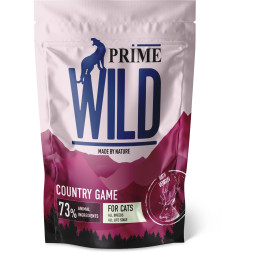 Prime Wild GF Country Game сухой корм для котят и кошек с олениной и уткой - 500 г