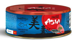 Prime Asia влажный корм для взрослых кошек тунец с голубой рыбой в желе, в консервах - 85 г х 24 шт